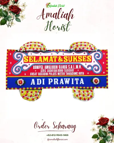 Karangan Bunga Ucapan Selamat di Mekarbakti